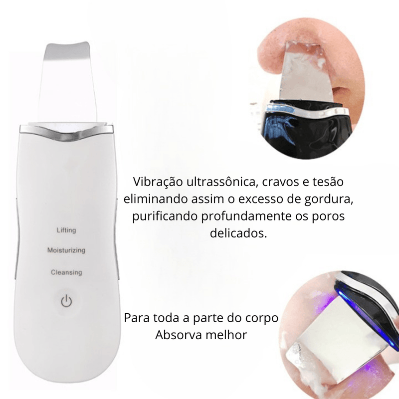 Espátula Peeling Ultrassônico-Para Cravos - tudocompras.com